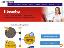 Tablet Screenshot of edu-resource.com